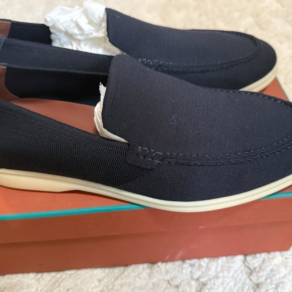 New Loro Piana Blue Loafers 44.5 (Size US 11.5) - Picture 8 of 9